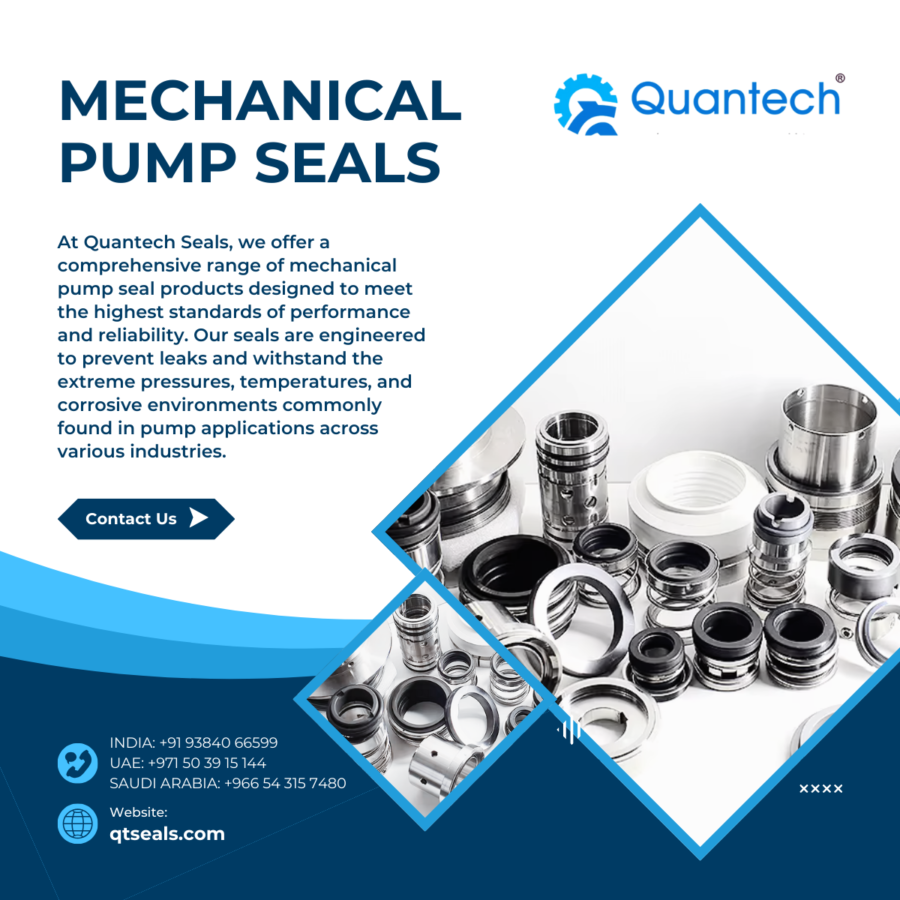 Mechanical Pump Seal Products manufacture in India, UAE, KSA